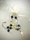 Bracelet et boucles d’oreilles en perles 