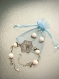 Bracelet et boucles d’oreilles en perles 