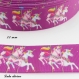 Ruban gros grain violet carousel chevaux de 22 mm vendu au mètre