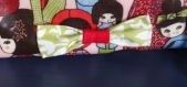 Trousse rectangulaire en toile cirée geisha