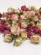 Rose naturel, rose blanc, rose, rouge séchées/ bijoux de résine/rose artisanal/bourgeons de rose miniature