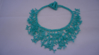 Collier  corail turquoise en perles de miyuki