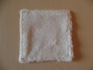 5 carrés tissu bio-papillon