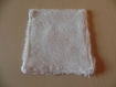 5 carrés tissu bio-coccinelles