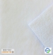 Tissu micro Éponge de bambou - blanc