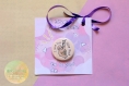 Badge fait main - set saint-valentin, cadeau original pour elle/lui, petit cadeau couple art personnalisé, animaux kawaii, citation amour 