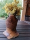 Vase en bois d'olivier 