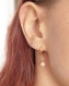 Boucles d'oreilles molly (plaqué or)