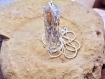 My beautiful silver flakes wooden epoxy necklace pendant different shapes round or rectangle