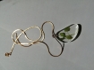 My beautiful minimalist flower golden wandering natural dried flower epoxy resin necklace pendant jewel