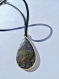 My beautiful dark galaxy wandering natural dried ivy flower epoxy resin necklace pendant jewel