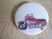 Badge moto aimant décapsuleur ou miroir 58 mm