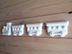 Locomotive et ses trois wagons à peindre