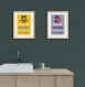 5 affiches superhéros et citation humoristique pour décoration chambre enfant ou salle de bain, citation en français