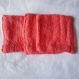 Lot de 10 carrés coton rose  lavables en tissus éponge - 10x10 cm - pour un démaquillage écologique tout en douceur