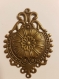4 embellissements vintage imitation bronze pour scrapbooking, papier, embellissement, décoration