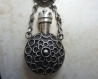 9 - pendentif arménien ethnique de bouteille de parfum en argent
