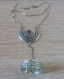 2 - bracelet bague arménienne en argent massif en couronne, chaîne à la main bracelet, harnais à la main, bracelet harnais bague