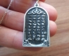 4 - pendentif de l’alphabet arménien, collier pendentif argenté