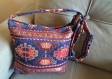 Sac en bandoulière artisanale, sac en bandoulière arménien, sac ethnique, sac à épaule, la roue de l'éternité