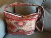 Sac en bandoulière artisanale, sac en bandoulière arménien, sac ethnique, sac à épaule, sac de la roue de l'éternité