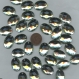 Pc34 *** 30 pierres à coudre à facettes acrylique ovales 18x13mm - vert pÂle