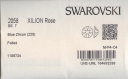 2058 ss7 z ***  50 strass swarovski fond plat ss7 (2,25mm) blue zircon