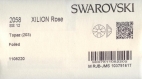 2058 ss12 t ***  40 strass swarovski fond plat ss12 (3,1mm) topaz