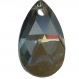 6106 16 bs *** 2 pendentifs swarovski goutte 16mm crystal bronze shade