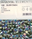 1028 ss18 ci***  25 strass swarovski fond conique, chatons, ss18(4,3mm) crystal ab