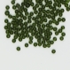 V4 3 *** 60 perles verre de bohême 4 mm vert olive (translucide)