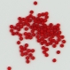 V4 11 *** 60 perles verre de bohême 4 mm rouge