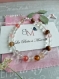 Bracelet en perles naturelles en quartz rose cherry de 6 mm ajustable