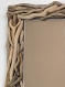 Miroir rectangulaire en bois flotté