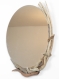 Miroir ovale en bois flotté