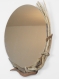 Miroir ovale en bois flotté