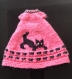 Robe en tricot rose pour poupée de 33 ccm  de type les chéries de corolle ou paola reina
