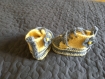  chaussons baskets pour bébé tricotés main taille 3-6 mois