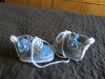  chaussons baskets pour bébé tricotés main taille 3-6 mois