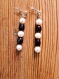 Boucles oreilles perles de culture eau douce et akoya