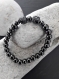 Bracelet 19 cm perles et bouddha en pierres naturelles d'h