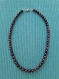 Collier 43 cm (+ 6 cm extension possible) perles en pierres de grenat véritable