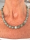 Collier en perles de labradorite 46 cm