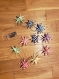 Guirlande étoiles en papier 10 led multicolore
