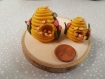 Miniature crèche de noël - ruches