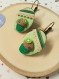 Boucles d'oreilles cup cake