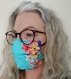 Masque barrière tissu lavable, masque règle afnor , masque facial, masque tissu, masque facial lavable, masque lavable, masque fleurs