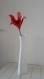 Fleurs de lys rouge en origami