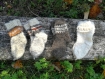 Chaussettes tricotées à la main 100% laine naturelle enfant 3 à 5 ans