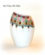 Vase céramique coloré original porcelaine,peint à la main,cadeau vase décoration bohème,vase fait main,artisanal